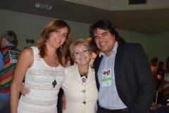 Gisele Torrano, Rita Minami (Programa Turismo em Pauta) e Marcos Teixeira