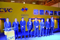 Foto oficial da abertura do 20º Workshop  Trade CVC 2014