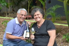 José Carlos e Solange Sgarioni, proprietária da Vinícola Beraldo Di Cale