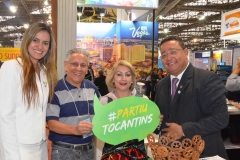 Adriana Arantes (ADTUR Tocantins), José Carlos, Rita Minami e Tom Lyra (Vice-Governador do Tocantins)