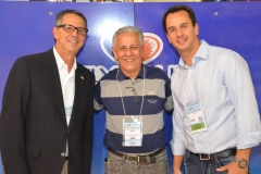 Eloi D'Ávila de Oliveira (Flytour), José Carlos (Revista e TV Empresas do Vale e Turismo em Pauta) e Eloi K. Oliveira (Flytour)