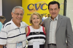 José Carlos, Rita Minami e Valter Patriani (Superintendente da CVC)