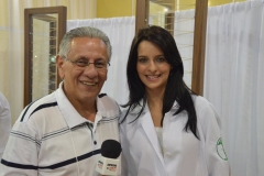 José Carlos e Juliana (Profª de estética da HOTEC)