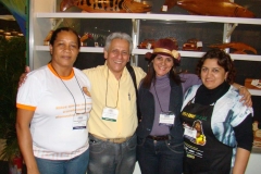 Raimunda Barbosa (Ger. Geral da Casa do Artesão do Est. do Amapá), José Carlos, Suelymar  (Sec. do Trabalho do Est. do Amapá) e Ana Claudia P.T