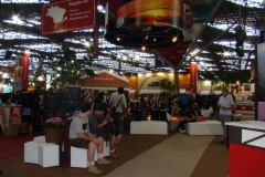 Visão da exposição do 6º Salão do Turismo Roteiros do Brasil