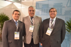 Eladio Paniagua, Luiz Cabral e Alberto Vidigal (Representantes da SINDLOC-SP).