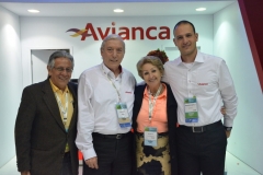 José Carlos, Ian Gillespie (diretor da Avianca Internacional no Brasil), Rita Minami e Rodrigo Napolis