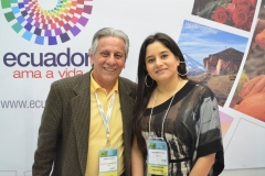 José Carlos e Alejandra Zea (Diretora de Mercados do Ministério de Turismo do Equador)