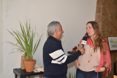 José Carlos entrevistando Aline Zola (Bióloga e Engª Agronoma)