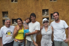 José Carlos, Vasse Neder,Melina, Sidney, Rita e Claudio