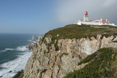 Visão do farol do Cabo da Roca, em Portugal