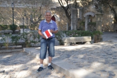 José Carlos no Jardim Romântico do Castelo de São Jorge