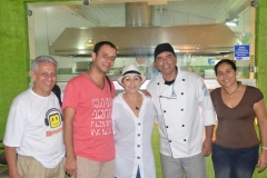 José Carlos, Claudio, Rita e proprietários do Cheiro Verde