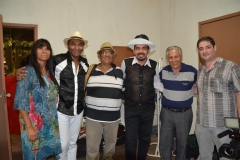 Jacy Proençça, Jhoary Proença, José Carlos e Tiago Silva, ao lado de dois representantes