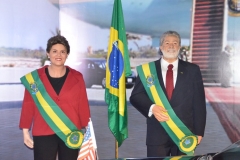 Presidentes. Dilma Rousseff e Luiz Inácio da Silva (Lula)