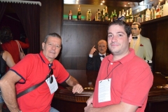 Roberto C. Di Túllio e Tiago José, durante visita ao Museu de Cera - Gramado (RS)