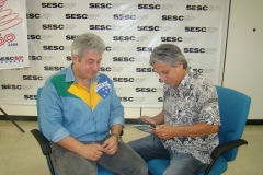 José Carlos entrevistando o astronauta Marcos Cesar Pontes (6)