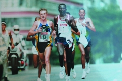 Emerson Iser Bem ao lado de Paul Tergat