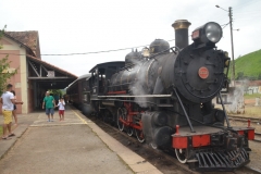 Maria Fumaça na Estação de Passa Quatro (MG)