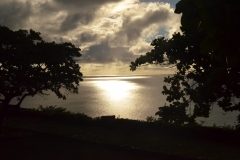 O por-do-sol no mirante da Fortaleza Nossa Senhora dos Remédios. Fernando de Noronha-PE