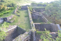 Visão das ruinas da Fortaleza Nossa Senhora dos Remédios.