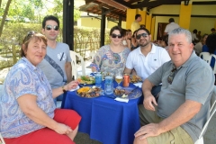 Angela, André, Luciana, Edinho e Embersics