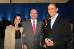 Lu Alckmin, Geraldo Alckmin e Paulo Skaf