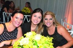 Deise Lima, Barbara Monteiro e Rose