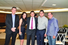 Dr. Daniel Coudry, Marcia Jesus, Dr. Gustavo, Marcos Araujo e José Carlos