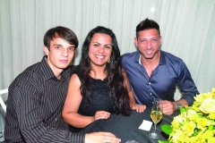 Lucas, Ângela e Diego