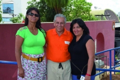 Jacy, José Carlos e Susy, em frente ao Museu da Cáixa D'água Velha - Cuiabá (MT