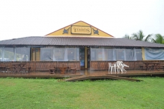 Fachada do Museu Tubarões, em Fernando de Noronha (PE)