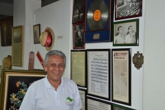 José Carlos  visitando o Museus Silvio Caldas, Nelson Gonçalves, Gilberto Alves e Guilherme Brito.