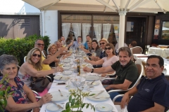 O grupo do Meeting Empresarial, durante almoço no Beira Mar Restaurante - Cascais