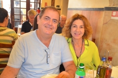 Dr. Elisio e Cristina no Restaurante João do Grão, em Lisboa - Portugal