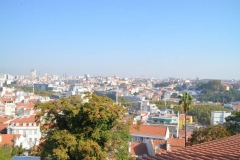 A cidade de Lisboa vista do Restaurante La Papaparrucha