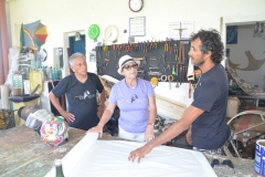 José Carlos, Rita Minami e Rock Lima apresentando seu trabalho de