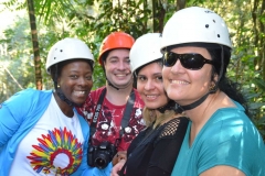 Claudia Alexandre, Tiago, Cris e Lourdes