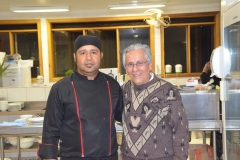 Sival Cândido (Chef de Cozinha) e José Carlos