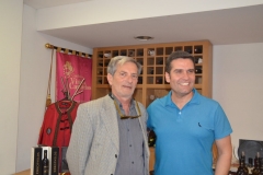 Paulino B. Fernandes e Manoel Carlos Junior, na Wine Shop Garrafeira - Cascais - Portugal