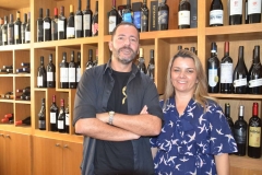 Paulo Rocha e Ângela, na Wine Shop Garrafeira - Cascais - Portugal