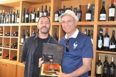 Paulo Rocha e Dr. Estefano, na Wine Shop Garrafeira - Cascais - Portugal