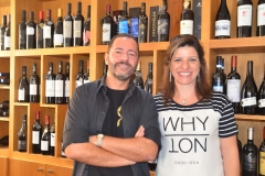 Paulo Rocha e Fernanda Dutra, na Wine Shop Garrafeira - Cascais - Portugal