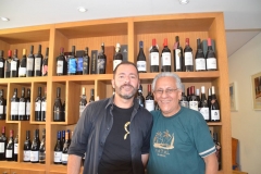 Paulo Rocha e José Carlos, na Wine Shop Garrafeira - Cascais - Portugal